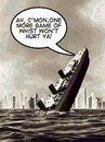 sinking ship