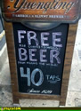 free beer